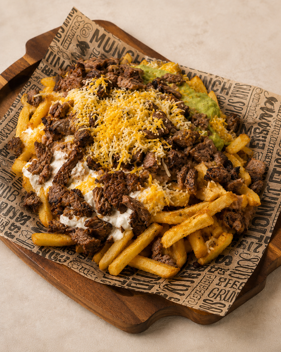 Krazy Nacho Fries cargadas
